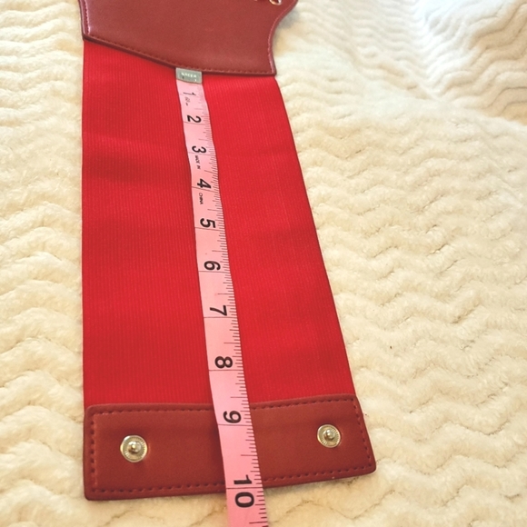 New Red Lace Corset‎ Belt Size Small - Picture 7 of 9